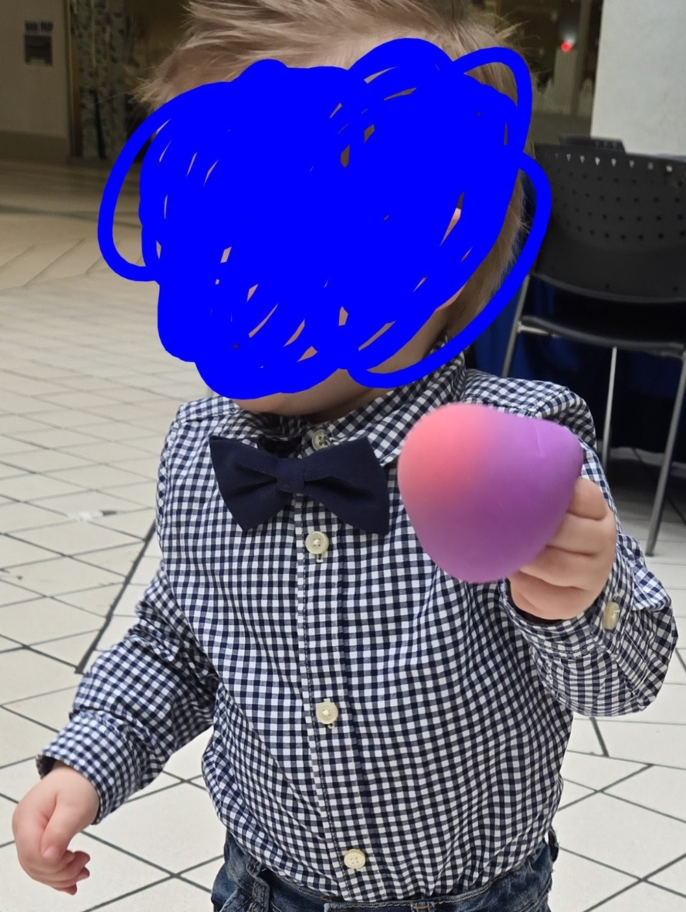 Carter's Gingham Blue Plaid Bodysuit